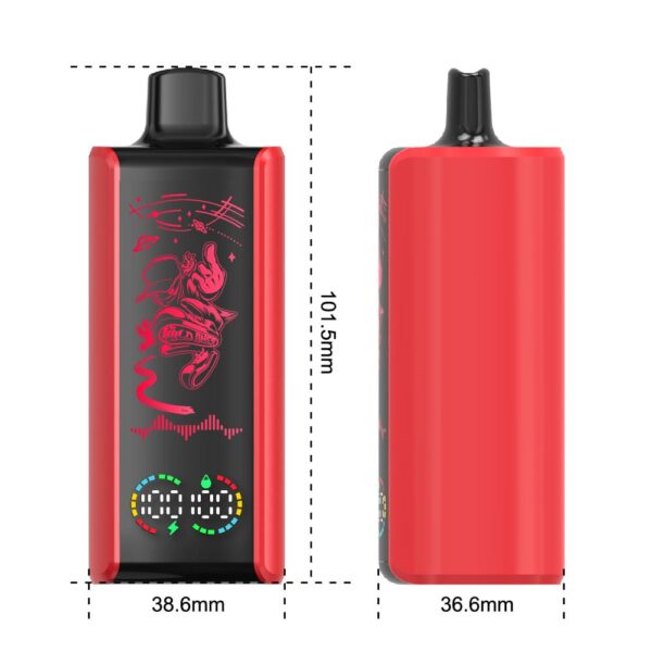 Disposable Vape Full-Screen Display Vapmind Vape 30000 Puffs