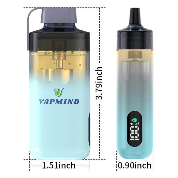 Refillable Disposable E Cigarette Vapmind Vape 20000 Puffs